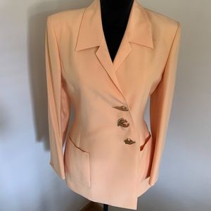 Vintage Peach Colored Blazer